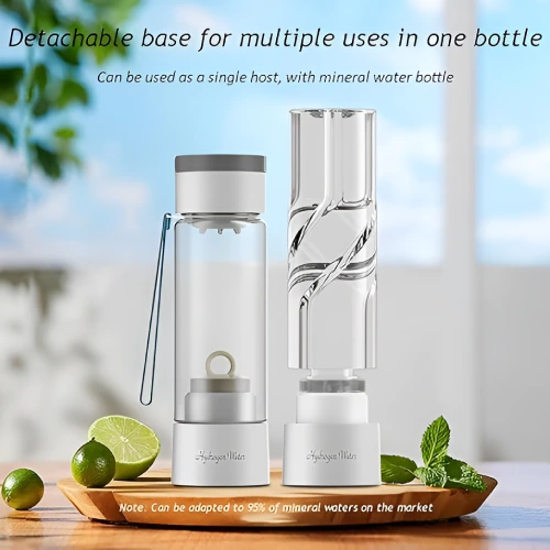 detachable hydrogen water bottle h2